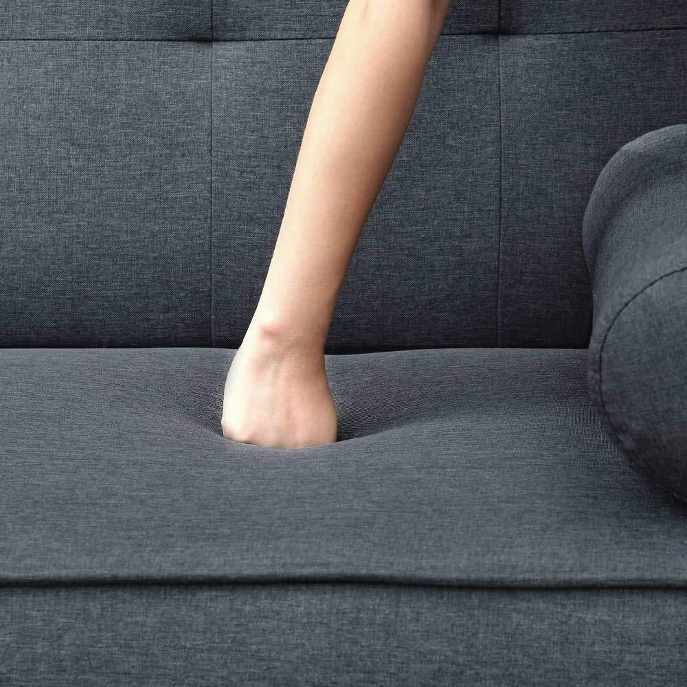 كنبة 3 مقاعد من قماش إكليبس بريمروز - Image 4